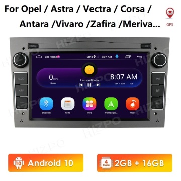 2G 64G Android 10 2 Din Car GPS PLAYER for Opel Astra H J 2004 Vectra Vauxhall Antara Zafira Corsa C D Vivaro Meriva Veda Radio