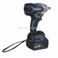 Electric Rechargeable Brushless Impact Wrench Cordless with one 18V 4.0Ah Lithium Battery