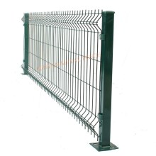 PVC coated roll top welded mesh panel fence