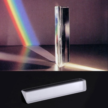 Triangular color prism optical right angle k9 material students experimental equipment