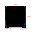 BIQU SSS Super Spring Steel Sheet Heatbed Platform 220/235/310MM Heated Bed+ Magnetic Sticker For Ender3 Hotbed 3D Printer Parts