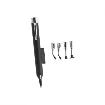 VAC Anti-satic IC Pick Up Vacuum Sucker Pen + 4 Suction Headers For BGA SMD Work Reballing Aids Vacuum Sucking Pen