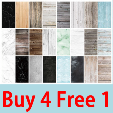 Marble Wood Grain Photography Backdrops Paper 57*87 CM Background for Photo Studio Shoot Photocall Props Christmas[Buy 4 Free 1]