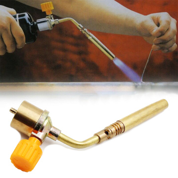 1pc Brass Welding Torch Welding Gas Ignition Turbo Propane Brazing Gas Torch Soldering Heat Gun for Welding Equipment