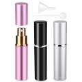 2Pcs Portable Spray Bottles Refillable Travel Perfume Bottles Aftershave Atomiser Empty Travel Bottles with Perfume Tool