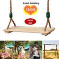 Wooden Children Outdoor Garden Swings Adults and children Swing Wooden Toy Swing with Rope Toys Kids Indoor Outdoor Playhouse