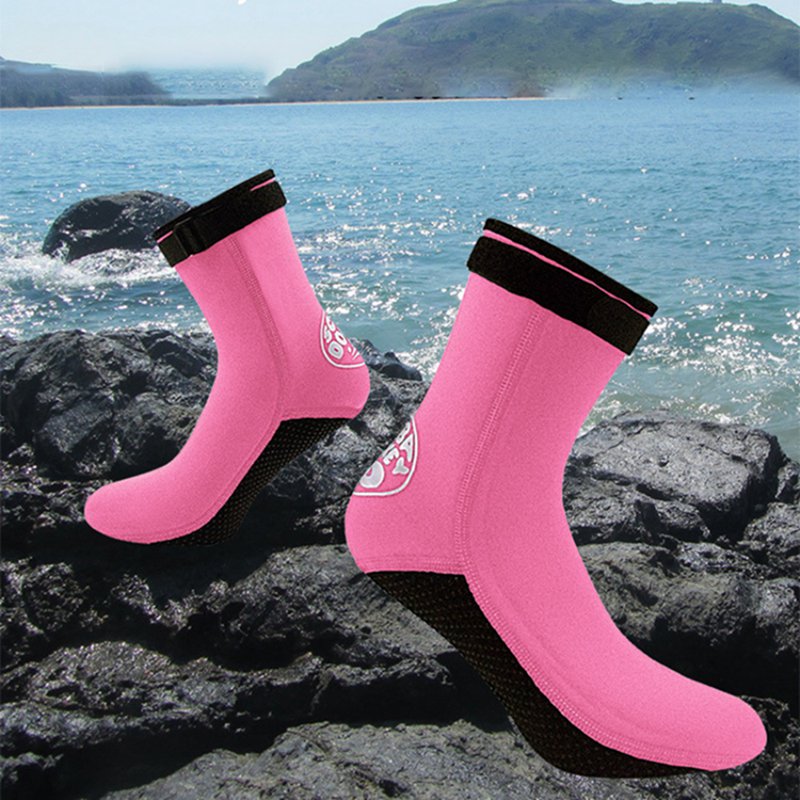 3Mm Neoprene Diving Socks Boots Water Shoes Beach Booties Snorkeling Diving Surfing Boots For Men Women