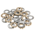 10Pcs High Precision Miniature Thrust Ball Bearings F8-16M Metal Axial Ball Bearing Set 8x16x5mm For Hardware Tool Parts