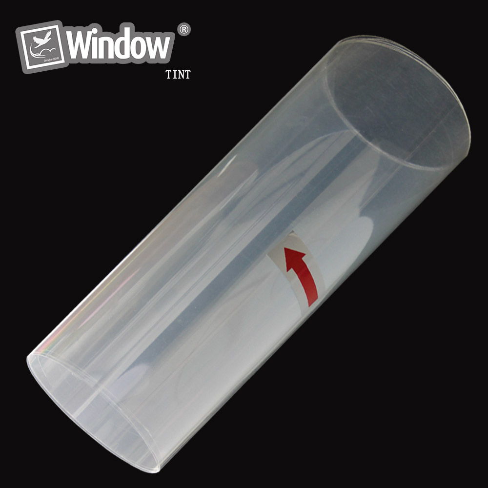 16 Mil(0.4mm) Thickness Clear Safety Window Film Architecture Glass Sticker Anti-shatter Window Security Film 1.52x10m