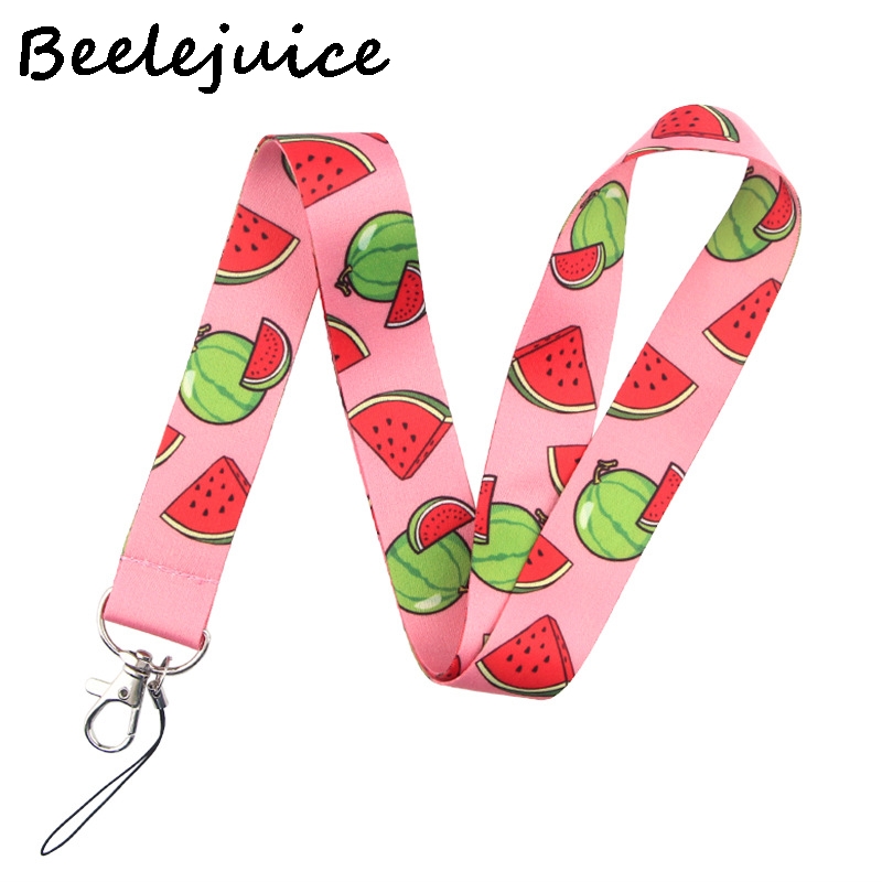 Funny Fruits Classical Style Lanyard For keys 90s Phone Working Badge Holder Neck Straps With Phone Hang Ropes webbings ribbons