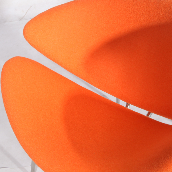 Cashmere Pierre Paulin Orange Slice Chairs