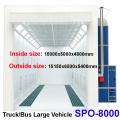 SPO-8000 large car body paint spray booth trucks big vehicle paint oven