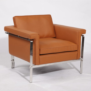 Premium Leather Single Sofa Replica