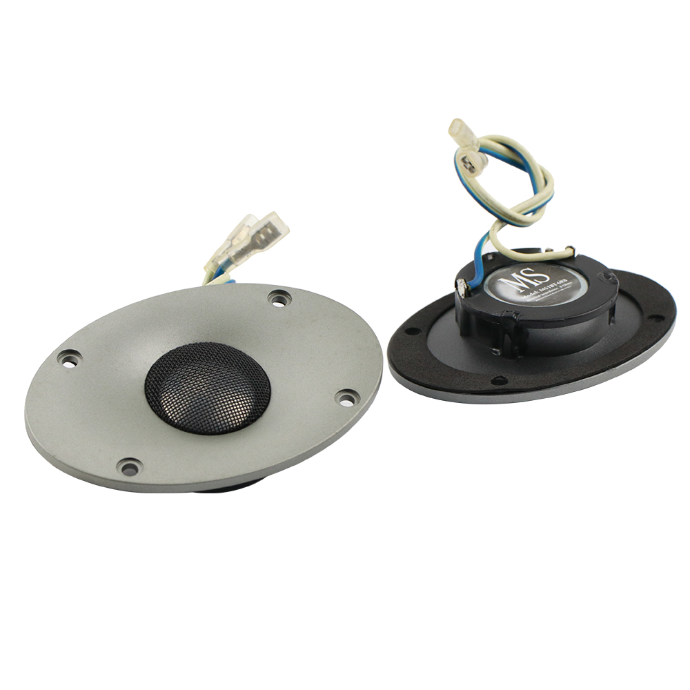 GHXAMP 2pcs 93mm Tweeter Speaker Unit With Mesh Cover 8ohm Titanium Film Oval Treble Loudspeaker For MORDANT-short MS1BT-6R8