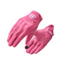 Motorcycle leather gloves racing women's knight pink gloves motorcycle anti-skid non-slip riding gloves moto gloves size xs-M