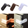 4pcs 90° Right Angle Drawer Cabinet Corner Lock For Children Baby Safety Kids Safety Plastic Safety Cabinet Lock