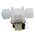 New Arrival Plastic Electric 12V Water Solenoid Valve DC 3/4" N/C Normally Closed Inlet Flow Control Electronic Data Systems