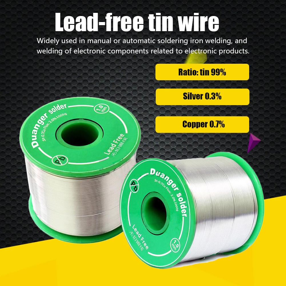 High Purity Lead Free Solder Soldering Wire Sn99.3 Cu0.7 Rosin Core For Electrical Solder Rosin Core Solder Tin 0.6/1.0MM