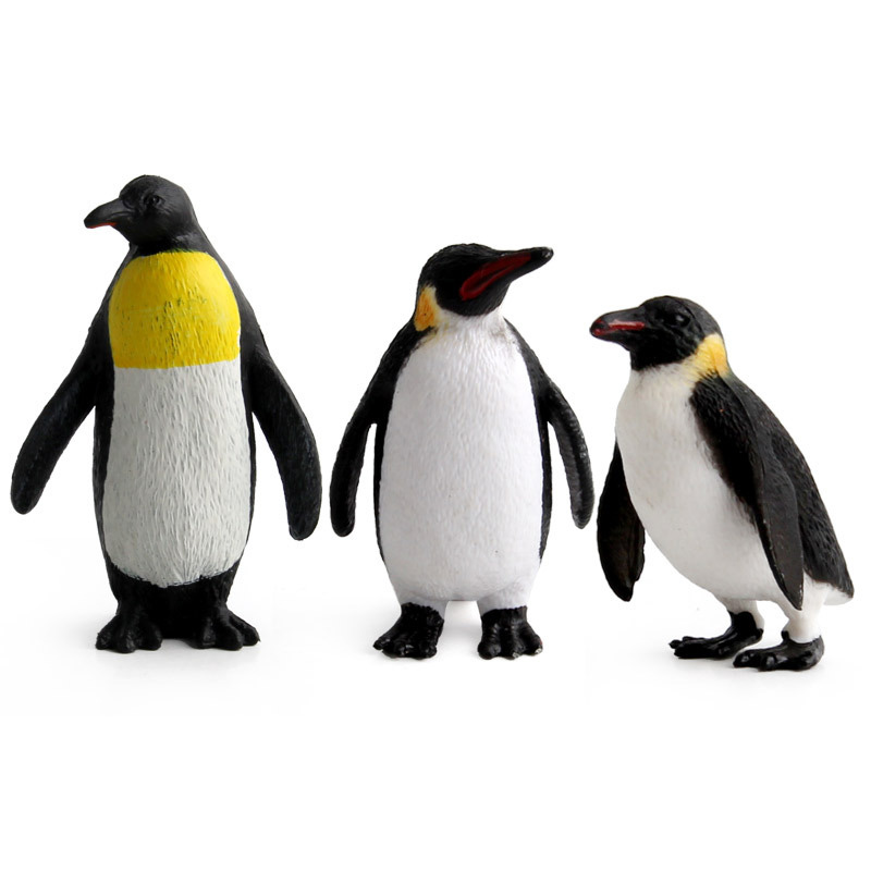 9 Kidns Soft Rubber Toys Simulation Penguin Multiple Modeling Animal Figure Collectible Toys Penguin Animal Action Figures Kids