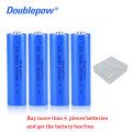 100% original Doublepow high quality 18650 battery 3.7V 1500mah lithium ion battery rechargeable battery for flashlight etc