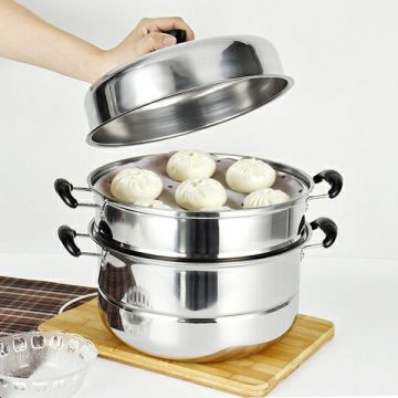 Double boilers Stainless steel soup pot steamer steaming pot non-stick pan kitchen cooking tool cookware cooker dumpling food