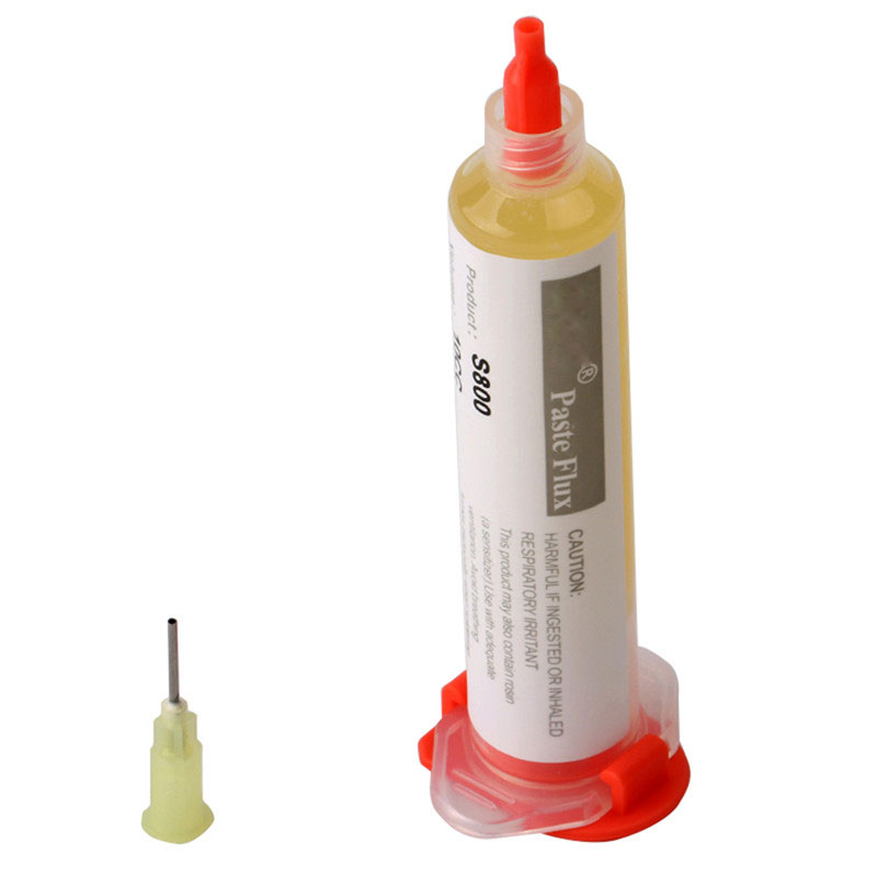 1Pc JImbon S800 10CC Solder Paste Flux Soldering Paste With 1pc Needle For Soldering SMD BGA Dispensing Welding Flux