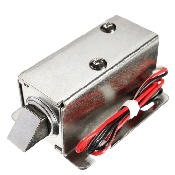 1Pcs Mini 12V DC 1.1A Electric Lock Assembly Solenoid Cabinet Drawer Door Lock for Display Cabinets Drawers File Cabinets