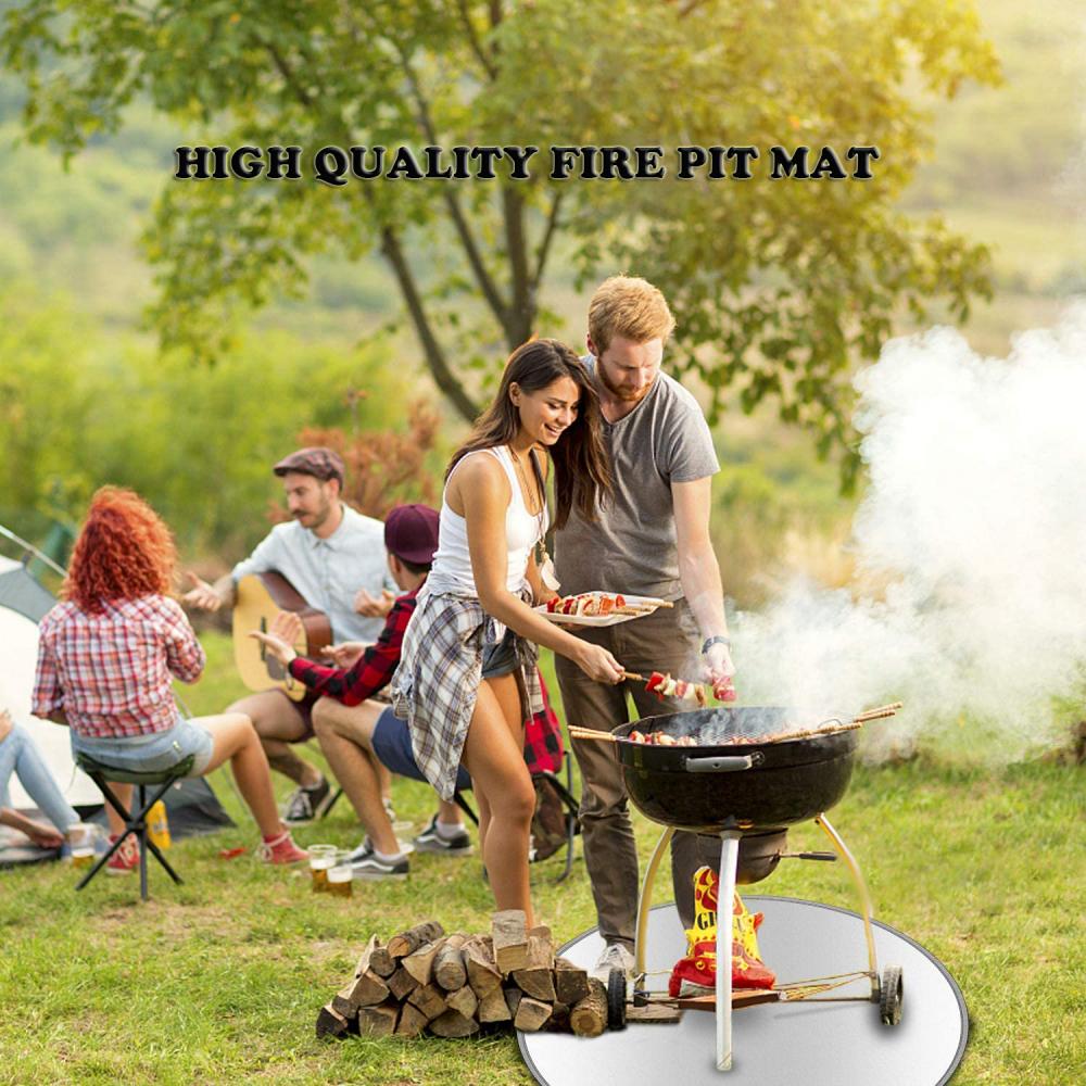 Heavy duty high temperature fire-proof Fire Pit Mat