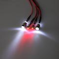 1/10 1/8 Upgrade Parts 4 LED Light Set Headlight Taillight For HSP RC Monstered Truck Cars