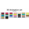 30  Animation set