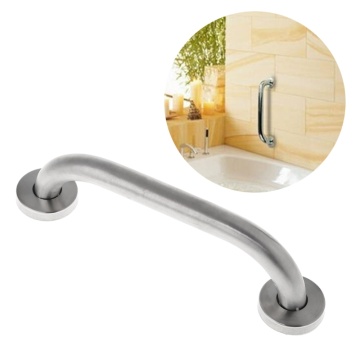 High Quality Stainless Steel Bathroom Shower Support Wall Grab Bar Safety Handle Towels Rail 20cm