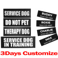 Pet Service Dog In Training SECURITY PATCH Therapy Dog DO NOT PET Customized Patches for DOG PET Harness Vest