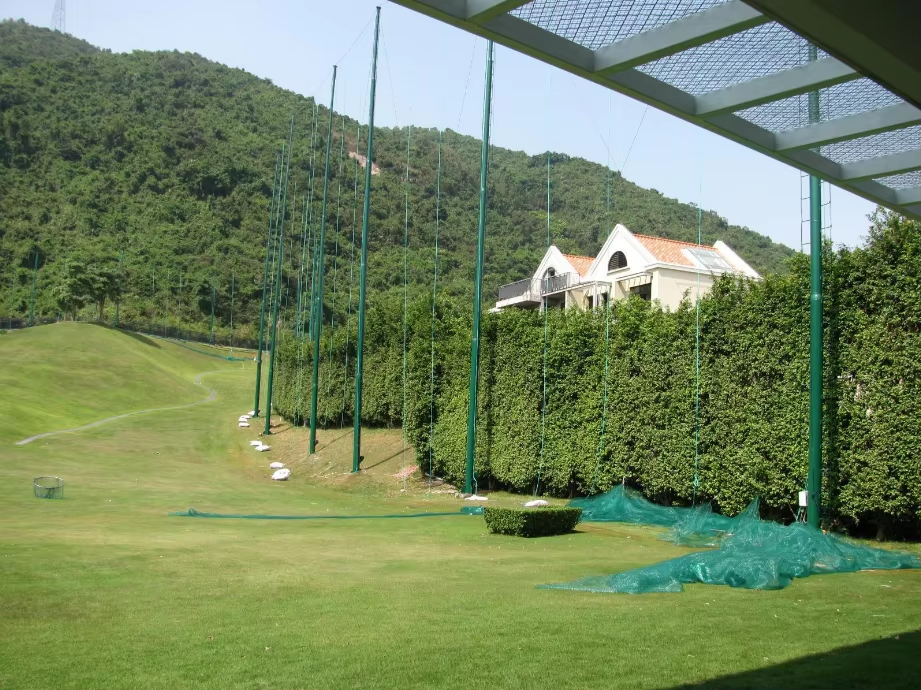 Wholesale Bulk Heavy-Duty Polyester Golf Driving Range Netting Black Green Knotted Hitting Nets for Golf Courses3