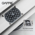 GAPPO Shower Floor drain 304 stainless steel shower floor drain long Linear drainage drain for hotel bathroom kitchen frool