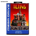 16 bit MD Memory Card With Box for Sega Mega Drive for Genesis Megadrive - Tetris