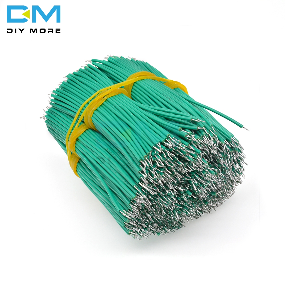 100PCS 24AWG 8CM Tin-Plated Breadboard PCB Solder Cable Fly Jumper Wire Cable Tin Conductor Wires 1007-24AWG Electrical Cable
