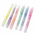 6 Pcs Novelty Scent 6 Colors Highlighter Marker Pen Marker School Supplies Highlighter Marker Material Escolar Scribble Pen