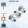 100PCS Winter Wheel Lugs Car Tires Studs Screw Anti-Slip Snow Tire Wheel Spikes Hard Alloy Studs 8x10mm For Car Motorcycle