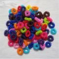 10pcs/lot random color Telephone Wire Cord Girl Elastic Head Tie Hair Rope Hair Accessories Hair Styling Tools