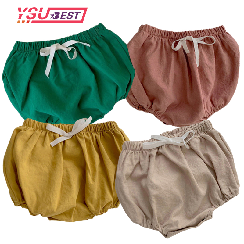 2020 Toddler Baby Shorts Bloomers Pure Cotton Infant Girls Shorts Korean Baby Pumpkin Shorts Boys Shorts Children PP Girls Short