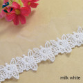 5yards 5cm width Cotton embroid lace sewing ribbon guipure trims fabric warp knitting DIY Garment Accessories wedding lace#3366