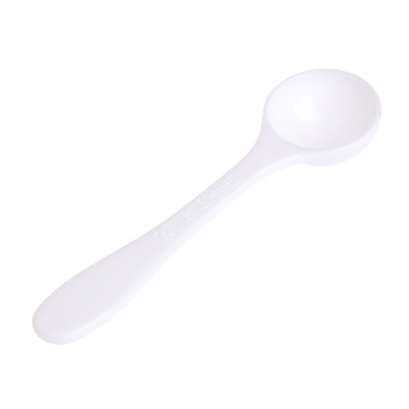 1 Gram Granular Powder Fertilizer White Scoop Spoon Plastic Gardening Supplies