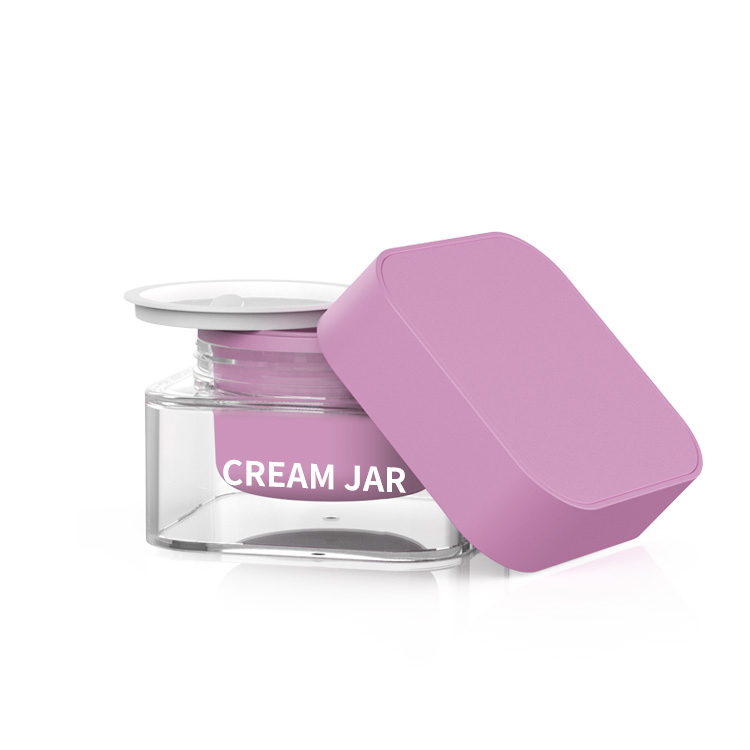 6008 4 Square Cosmetic Jar