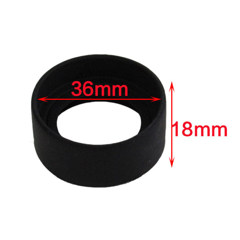 2pcs Rubber Flat Angle Eye Cover 36mm Binocular Eyepiece Caps For 36-38mm Microscopes Telescopes Lab Supplies