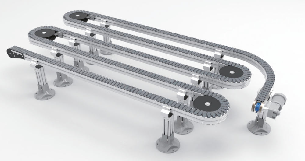 vario flow chain conveyor application