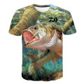 DAIWA T Shirt Summer Man Short Sleeve Fishing Clothing Outdoor Sport Breathable Fishing Clothes men beach printed T-shirt Top