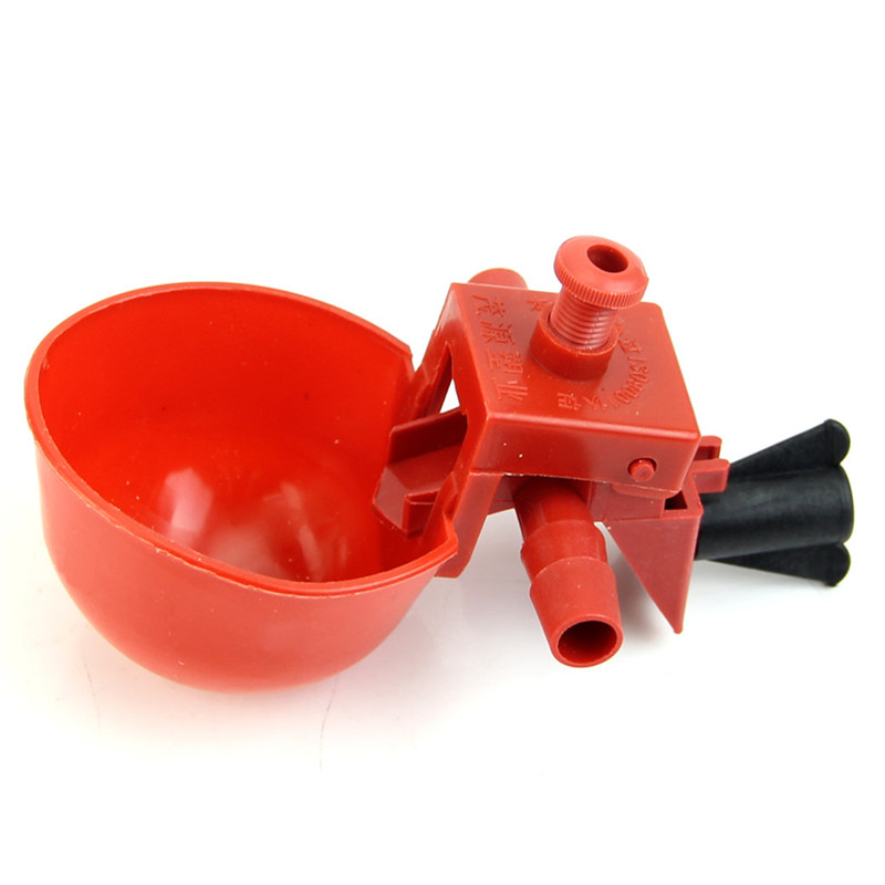 5Pcs Automatic Bird Coop Feed Poultry Water Drinking Cups Chicken Fowl Drinker G03 Drop ship