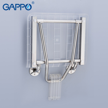 GAPPO wall mounted chairs Bench Shower folding seat folding Waiting Bath bathroom stool Solid Seat Toilet Chairs