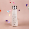 Youpin KKF Vacuum Bottle Portable Thermos Cup Travel Mug 304 Stainless Steel with Zinc Alloy Hand-held Ring 3 Patterns