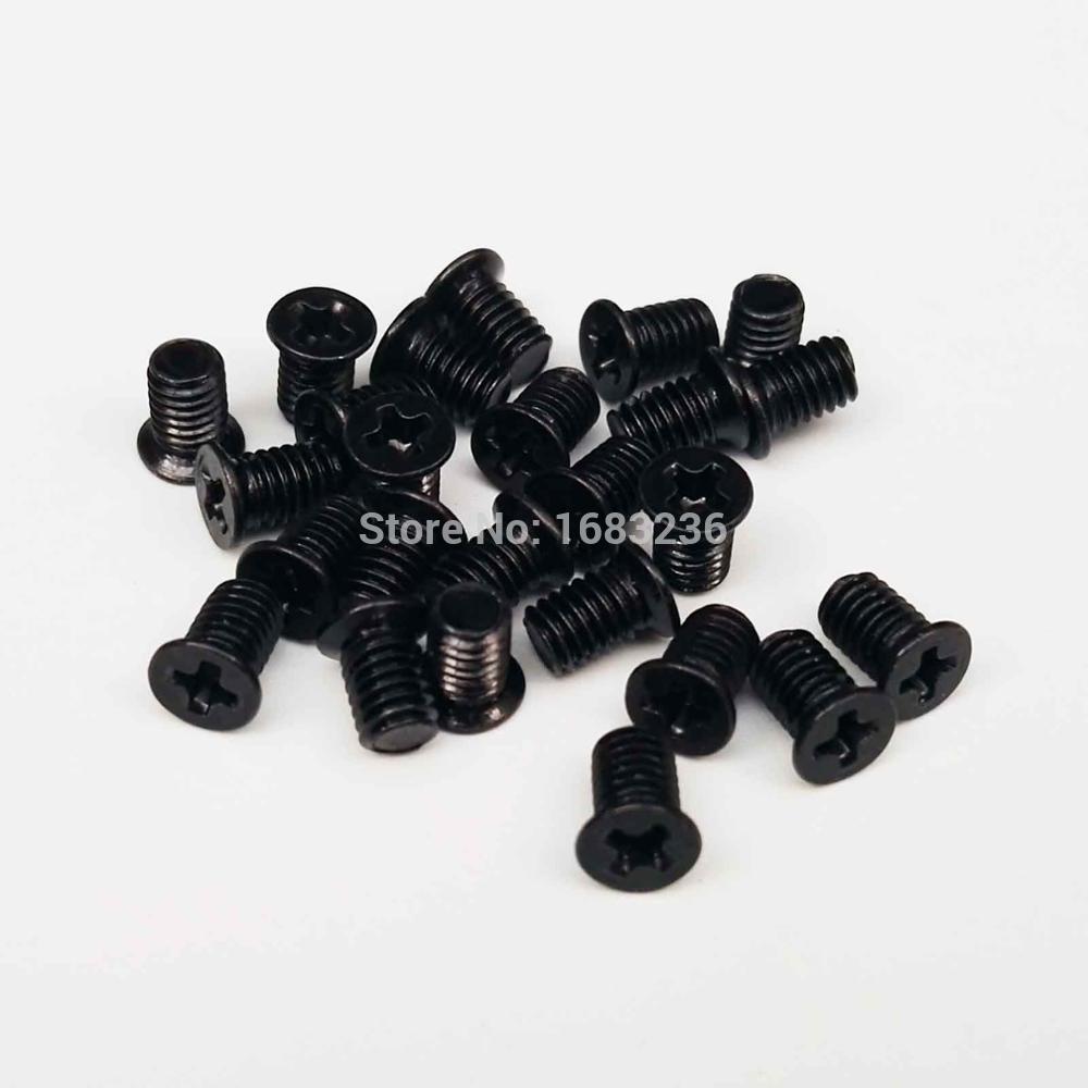 50pcs PC Case 2.5" inch Hard Drive HDD Caddy Hot Swap Server Tray Mount Screw Flat Countersunk Phillips head M3x4.8mm Computer H